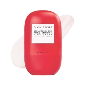 New Glow Recipe Strawberry BHA Pore Smooth Blur Drops Serum 1 fl oz 30mL